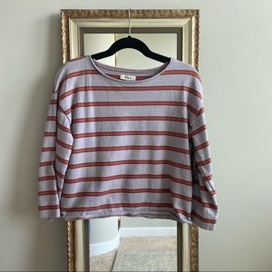 ✨HOST PICK✨ Like NEW Madewell striped box shirt